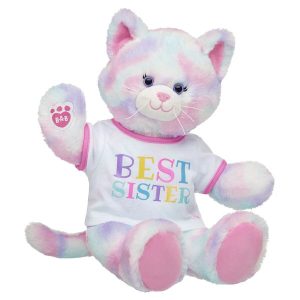Pastel Swirl Kitty Stuffed Animal 