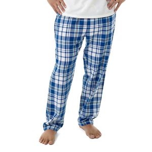   Pajama Shop™ Blue Plaid Pants - Adult