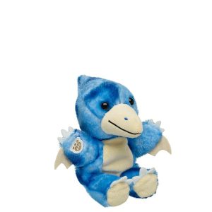   Mini Beans® Blue Pterodactyl Plush