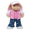 Pawlette™ Bunny Plush Pink Cami Gift Set with Varsity Jacket